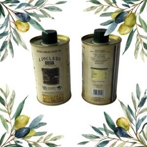 Pure Griekse extra vierge olijfolie uit Halkidiki, koudgeperst en verpakt in een handige 250 ml blik, rechtstreeks van de olijfbomen naar jouw keuken.